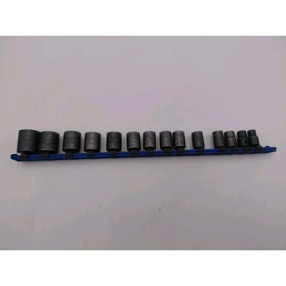 Snap-on Other - Snap On 3/8 Shallow Impact Socket Set 8-19mm 21mm 24mm 14 Piece IMFM